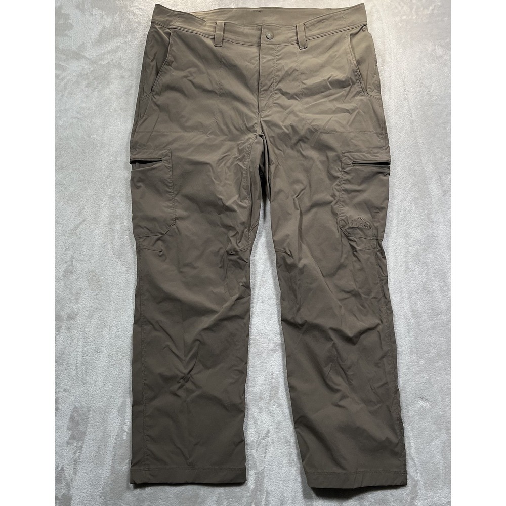 L.L. Bean Men's Water Resistant Cresta Hiking Cargo Pants 35x29(36x29)Tan 506421